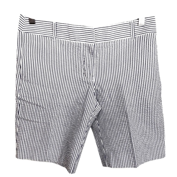 𝅺J CREW Seersucker Pinstripe Shorts - Picture 1 of 5